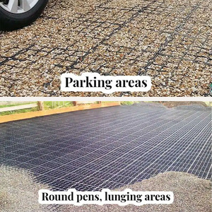 Sunsbuild Wholesale HDPE Heavy Duty Gravel Grid Ground Stabilisation System for Driveways on Slopes Parking <b>Garden</b> Paths - Product Image 4