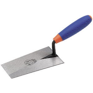 SINTESI '982' PAVAN SQUARE TRUELLE 14 cm Truelle en béton avec manche en bois Lame en acier au carbone pointue pour travaux de maçonnerie de bricolage - Product Image 1