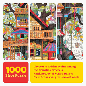 <span class=keywords><strong>Puzzle</strong></span> da 1000 Pezzi per Adulti: Fantastica Fuga dalla Casetta sull'Albero, <span class=keywords><strong>Puzzle</strong></span> Colorato e Originale da 1000 Pezzi - Product Image 3