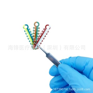 Ligatures dentaires bicolores 320 pièces 20 boîtes Bandes élastiques orthodontiques Accessoires de soins bucco-dentaires - Product Image 3