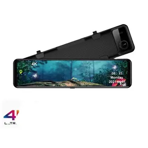 Karadar S16 Car DVR Mirror 12 Inch Car Cameras 4K Dashcam Front And Rear Dual Lens 4K Mirror WIFI GPS Track