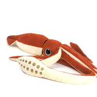 Jouets en peluche personnalisés en forme d'animaux marins, jouets en peluche en forme de seiche, jouets en peluche en forme de seiche