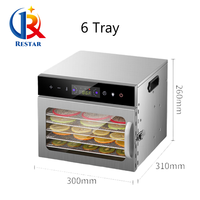 Déshydrateur automatique d'aliments Friteuse de fruits Pomme Ananas Banane Mangue Légumes