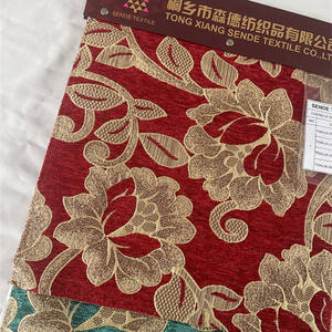 Gran oferta, tela de chenilla Jacquard, tela suave tejida para tapicería para sofás, muebles, prendas - Product Image 2
