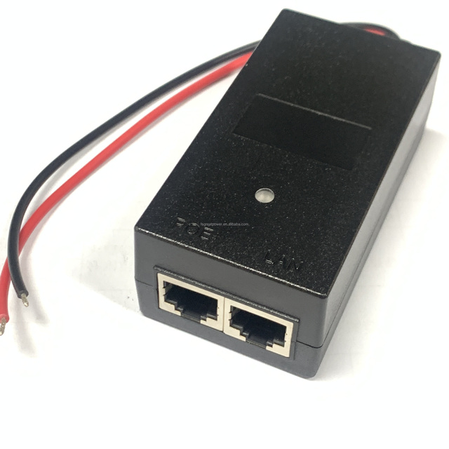 DC/DC Passive PoE Injector 48V to 12V 1A 12W Power Supply CE FC RJ45 PoE Adapter for 1000Mbps Gigabit PoE Ethernet Antenna