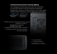 Komputer Desktop Gaming Lecoo Combatants F7000 Prosesor Intel Core I5-13400 Kartu Grafis RTX5060-8G 32G 1TB SSD