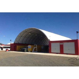 Abri/Tente Conteneur Extérieur Robuste en Tissu PVC Haute Résistance pour Entrepôt, Garage, Stockage, Hangar - Product Image 3
