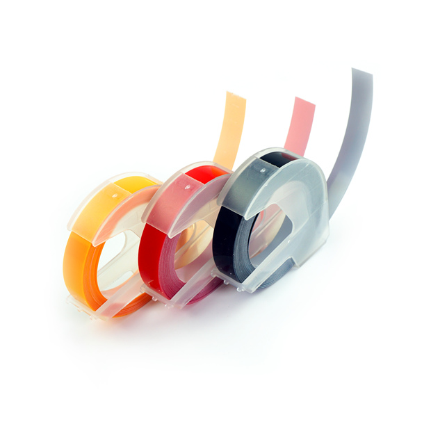 PUTY Embossing Label Maker 6mm 3D Label Tape Green Red Blue Compatible DYMO Mini Self-adhesive Waterproof Tear-Proof DIY Printer