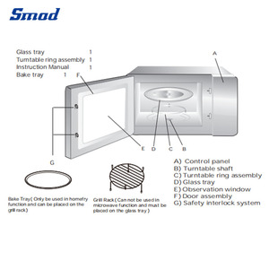 Top Quality 30L Digital Timer Control Stainless Steel Countertop <b>Microwave</b> Oven for Home Use DMD90-30LBSG(ZJ) Kitchen <b>Microwave</b> - Product Image 2