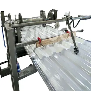 DNUO新しいデザインガラス繊維透明grp照明屋根パネル製造機