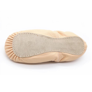 Chaussures de <span class=keywords><strong>danse</strong></span> ballet souples sans lacets SPS en gros pour femmes, dessus en cuir à lacets, semelle en daim - Product Image 5