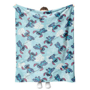 Recién llegado, <span class=keywords><strong>manta</strong></span> <span class=keywords><strong>de</strong></span> microfibra esponjosa <span class=keywords><strong>de</strong></span> verano con estampado personalizado <span class=keywords><strong>de</strong></span> dibujos animados <span class=keywords><strong>de</strong></span> <span class=keywords><strong>Lilo</strong></span> <span class=keywords><strong>y</strong></span> <span class=keywords><strong>Stitch</strong></span>, cosida para regalo - Product Image 5