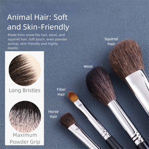 Natural Animal Hair Foundation Makeup <strong>Brush</strong> <strong>for</strong> Lash Eye Brow <strong>Eyeliner</strong> Eye Shadow <strong>Brushes</strong> - Product Image 5