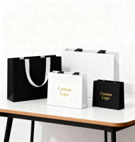 Sacs en papier avec logo personnalisé, ceinture intérieure, pour chaussures, chaussettes, épaisseur 230 g/m², haute qualité, directement de l'usine, sacs de shopping pour vêtements