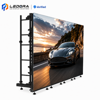 Mur vidéo LED de location LEDORA P2.976 pour usage intérieur/extérieur, pas de pixel de 500x500mm, 4K HDR10, étanche IP65, garantie 5 ans