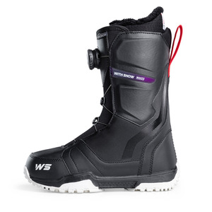 Scarponi da Snowboard All-Mountain Personalizzati a Calzata Rapida per Uomo/Donna con Interno Termoformabile e Soletta Ammortizzante Rimovibile per Rafting sulla Neve - Product Image 2