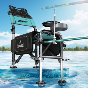 Многофункциональное рыболовное кресло с 11 положениями регулировки спинки, дышащая сетка для максимального комфорта при полной наклонке - Product Image 5