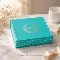 Boîte cadeau magnétique pliable haut de gamme de luxe avec poignée, en carton rigide finition mate pour bijoux et vêtements