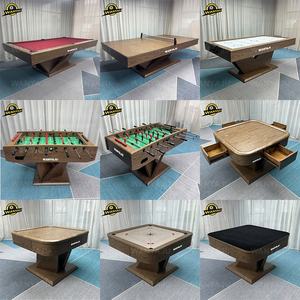 Table de <span class=keywords><strong>billard</strong></span> à plateau en ardoise avec poches en cuir véritable et plateau de tennis, table de <span class=keywords><strong>billard</strong></span> de loisirs et de divertissement, table de <span class=keywords><strong>billard</strong></span> commerciale - Product Image 6