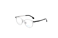 Gafas Superovo Unisex Anti-Blue Light Pure Titanium Full-Rim, ligeras, estilo Glam, patrón de impresión, gafas ópticas doradas para