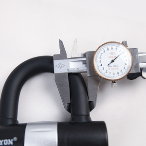 टोनीऑन फैक्ट्री हॉट सेल किर्साइट स्टील एब्स थम्प्ड शीयर यू शेप साइकिल यू लॉक बाइक लॉक - Product Image 3