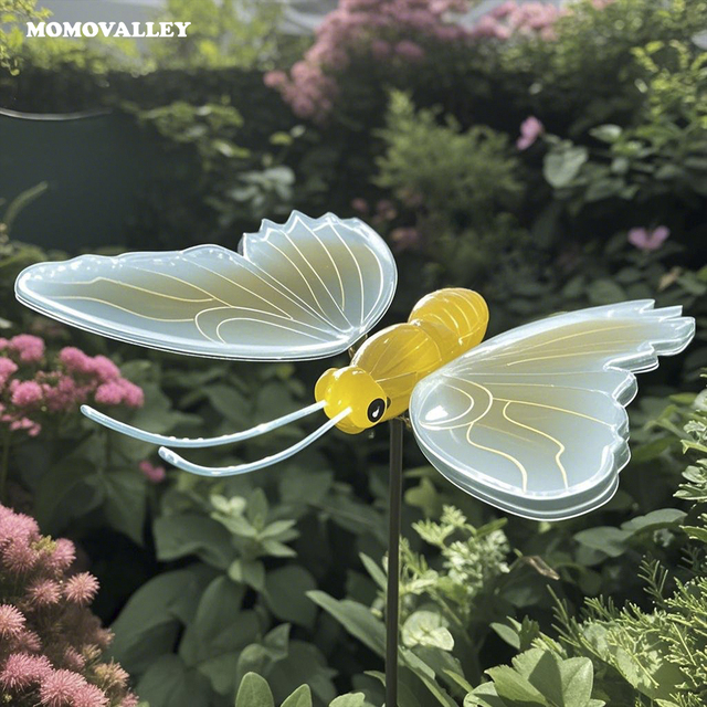 Momovalley Simulation Led Butterfly Lamp Cute LED Night Light for Kids Room Festive Gift Birthday Present Warm Ambiance Decor
