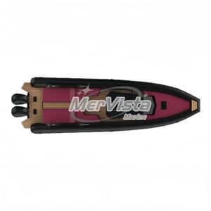 イタリアのデザイン豪華ヨット10mアルミキャビン大型サンベッドリブボートフランス付きOrca Hypalonチューブウォータースポーツ用 - Product Image 6