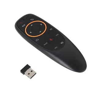 2,4 GHz aire ratón inalámbrico de control remoto con control de voz para Smart TV Windows PC Linux Android TV caja de PS3