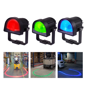 Blue Green Red Zone Line Side Mounted Security Hazard <b>Spot</b> Safety <b>Led</b> Pedestrian Danger Area Truck Light - Product Image 2