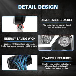 Đèn pha <span class=keywords><strong>LED</strong></span> <span class=keywords><strong>10</strong></span> inch 12V 24V mới, màu trắng vàng, đèn chạy ban ngày (DRL), đèn làm việc cho ô tô, xe tải, xe buýt, rơ moóc, ATV, UTV, xe 4x4 - Product Image 6