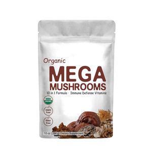 OLLI Factory Supply OEM Reishi &amp; <strong>Lions</strong> <strong>Mane</strong> <strong>Mushroom</strong> Extract Capsules Appropriate for Adults Pezo Mega Upper Body Capsules - Product Image 2