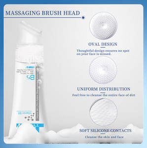 Crema Limpiadora Facial Espumosa Densa Hidratante con Aminoácidos Orgánicos, Ingredientes Veganos, Esencia Limpiadora Transparente - Product Image 4