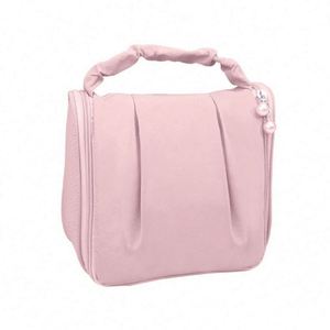 Trousse de Toilette Multifonction Étanche avec Fermeture Éclair et Perles, Sac de Rangement Portable pour Salle de Bain - Product Image 1