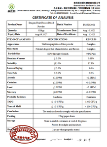 <span class=keywords><strong>Poudre</strong></span> de fruit du dragon rouge de Costa Rica, 100% pure pour le développement de produits à étiquette propre et la coloration - Product Image 4
