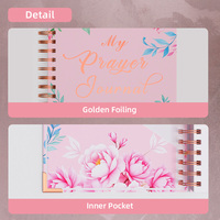 Carnet de Prières et de Manifestation de Gratitude pour Femmes, avec Impression Personnalisée du Logo, pour la Santé Mentale, 2026-2027, avec Boîte