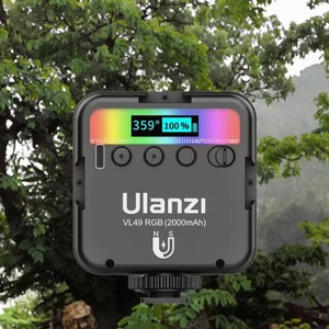 Lampe de panneau LED RVB dimmable rechargeable ULANZI 2000 mAh VL49, éclairage photo portable 360 couleurs pour caméra vidéo - Product Image 3