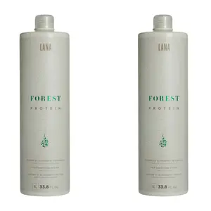 Lana Brasiles | 2x Forest Protein Smoothing Hair Treatment | All Hair Types | Smooth And Natural | 1000 Ml / 33.8 Fl.oz.