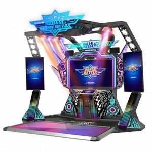 เครื่องเล่นเกมเต้นรำอาร์เคดขนาดใหญ่ จอแสดงผลความละเอียดสูง แสงไฟ LED สร้างบรรยากาศสมจริง เอฟเฟกต์เสียง ใช้เหรียญ - Product Image 2