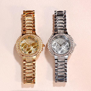 Nuevo Reloj Deportivo Dorado de Moda para Mujer, Relojes Brillantes con Diamantes Moissanite para Dama, Diseño Estilo Hip-Hop para Chicas - Product Image 2