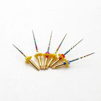 JiNGC Niti Electricity Heat Activated Rainbow SX-F3 Limas Endodónticas Rotatorias Instrumentos Dentales para Tratamiento Endodóntico Odontología