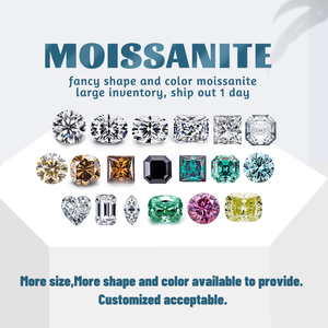 Starsgem Geautoriseerd Gecertificeerd 0.1ct Tot 5ct Briljant Snit Def <span class=keywords><strong>Moissanite</strong></span> 3Mm Tot <span class=keywords><strong>11Mm</strong></span> 24-uurs Verzending Losse <span class=keywords><strong>Moissanite</strong></span> Diamant - Product Image 4