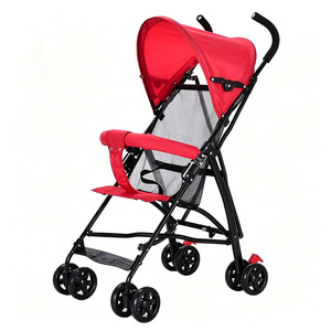 Poussette à quatre roues pour bébé - super légère, pliable, poussette parapluie pour bébé, simple et facile à utiliser, jouet idéal pour les enfants - Product Image 3