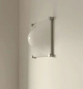 Lampada da Parete LED Vintage Italiana a Goccia in Acrilico e Ferro, Stile Minimalista Francese, Lampada da Soffitto per Camera da Letto Bolla - Product Image 2