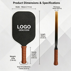Ensemble <span class=keywords><strong>de</strong></span> raquettes <span class=keywords><strong>de</strong></span> pickleball en titane et carbone, directement <span class=keywords><strong>de</strong></span> l'usine, 2 raquettes, 4 balles, 1 sac, <span class=keywords><strong>jeux</strong></span> <span class=keywords><strong>de</strong></span> terrain extérieur, fournisseur en gros - Product Image 5