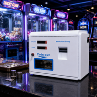 Mini machine à monnayer de bureau en métal et plastique, haute capacité, accepteur de billets précis, prise en charge de l'anglais pour les bornes d'arcade, les laveries et les distributeurs automatiques