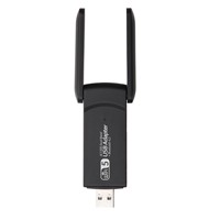 Adaptateur WiFi USB 1300 Mbps Double Bande 2.4/5Ghz Récepteur Sans Fil Externe Mini Clé WiFi pour Cartes Réseau d'Ordinateur Portable