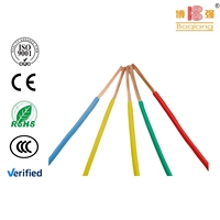 Câblage électrique en cuivre isolé en PVC torsadé de 1,5 mm, 2,5 mm, 4 mm, 6 mm pour la construction de maisons