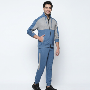 Al por mayor, Chándal de jogging de alta calidad 2 en 1 con capucha de forro polar, con lavado ácido, estampado animal y de color liso, 100% algodón, estilo urbano, personalizado - Product Image 1