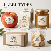 Étiquettes adhésives en papier alimentaire en gros, impression couleur, estampage à chaud, découpe, finition mate, étiquettes rondes en rouleau pour fruits (pommes)