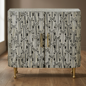 Elegante y Moderno Armario de Almacenamiento Plegable de Gran Capacidad con Incrustaciones de Hueso, 4 Cajones, para Dormitorio, Hospital, Sala de Estar, Escuela, Hotel, Uso Doméstico y Comercial - Product Image 1
